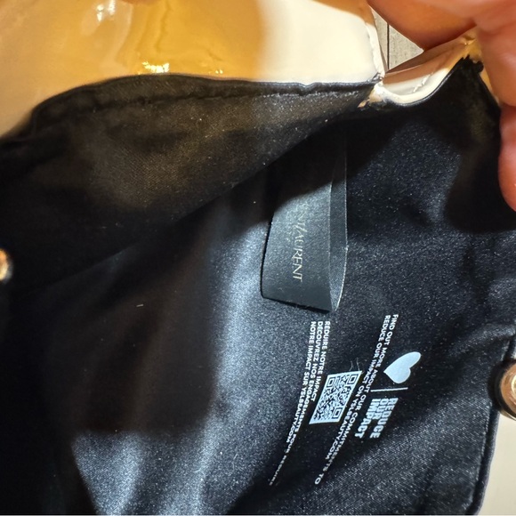 Yves Saint Laurent Cream Clutch - Picture 4 of 5